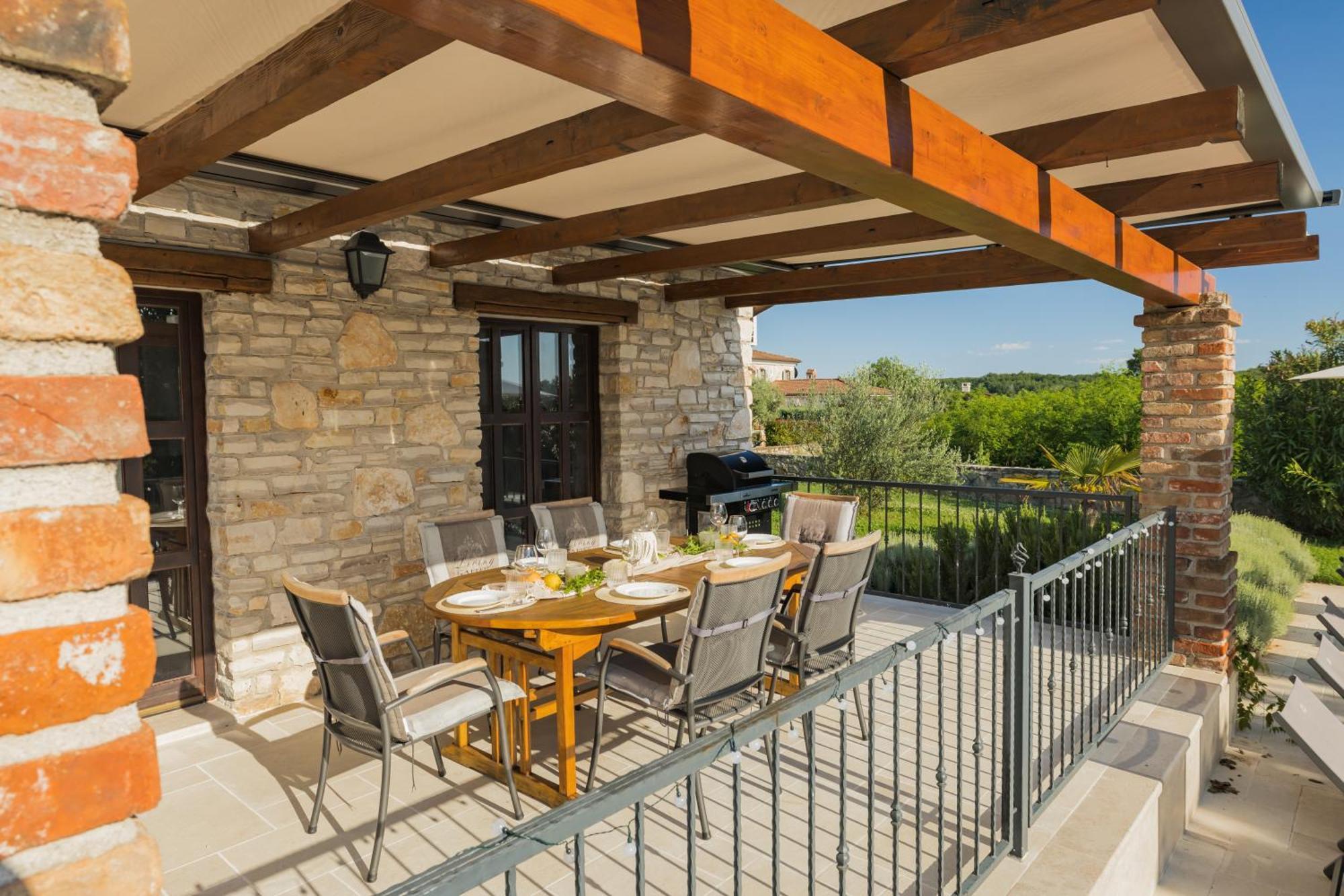 Villa Jurinea In Istrien Mit Pool Barat  エクステリア 写真