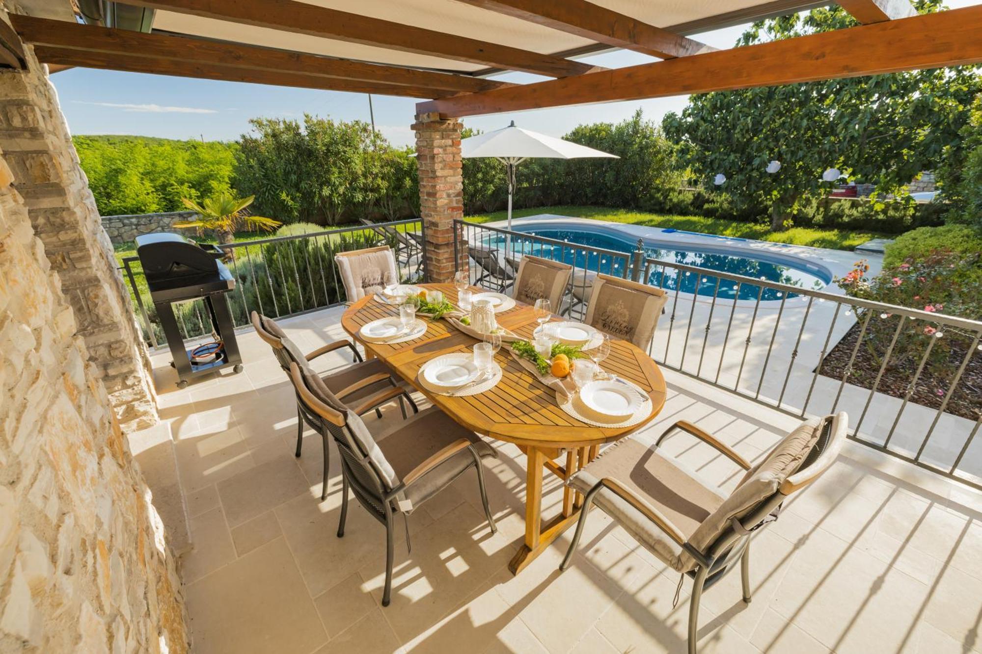 Villa Jurinea In Istrien Mit Pool Barat  エクステリア 写真
